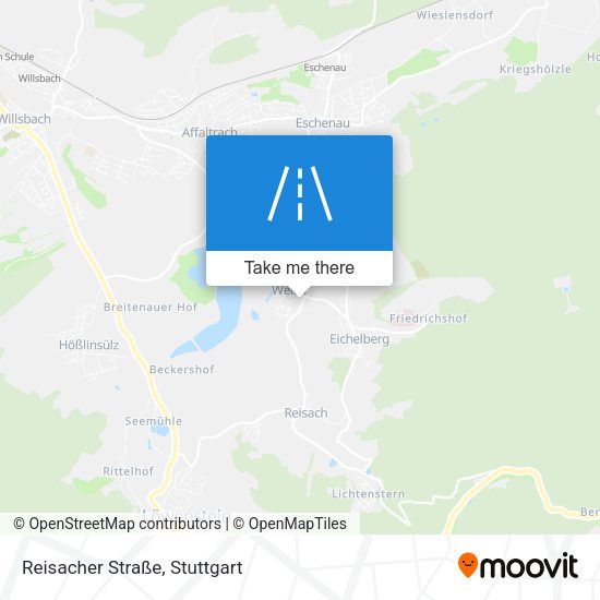 Reisacher Straße map