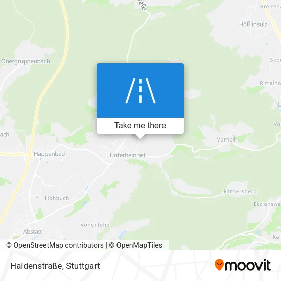 Haldenstraße map