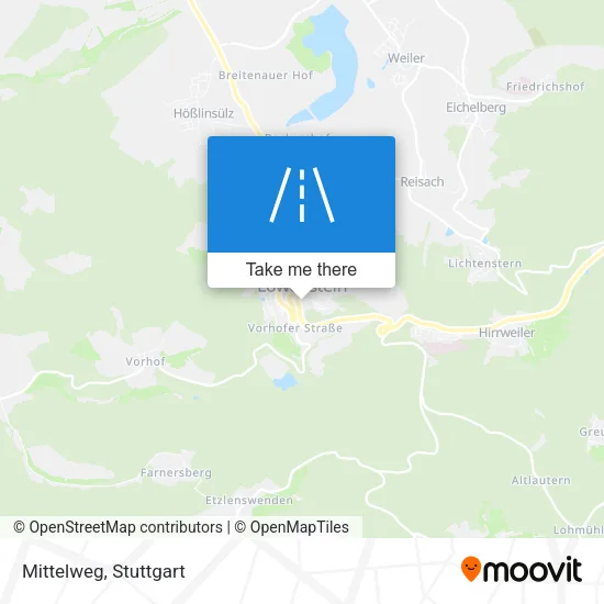 Карта Mittelweg