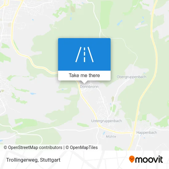 Карта Trollingerweg