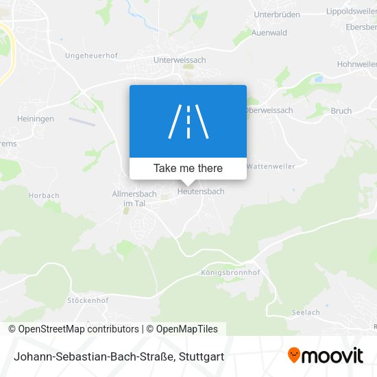 Johann-Sebastian-Bach-Straße map