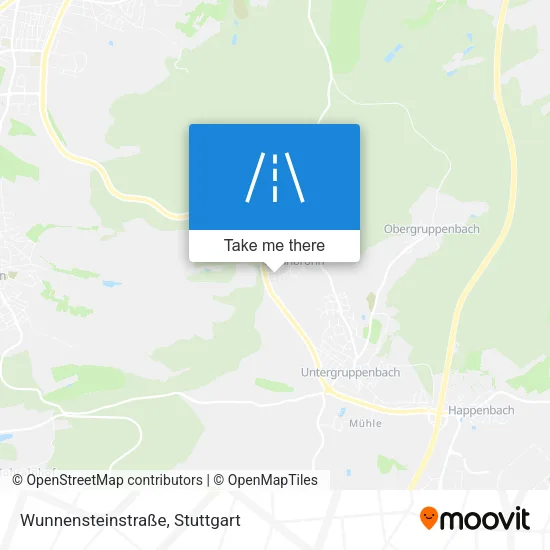 Карта Wunnensteinstraße