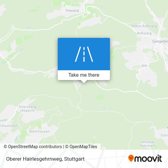 Oberer Hairlesgehrnweg map