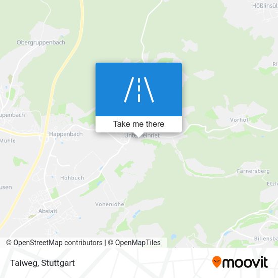 Talweg map