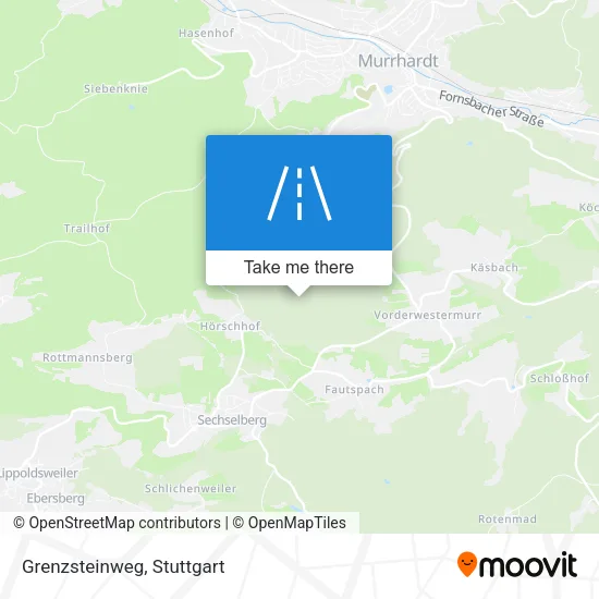 Grenzsteinweg map