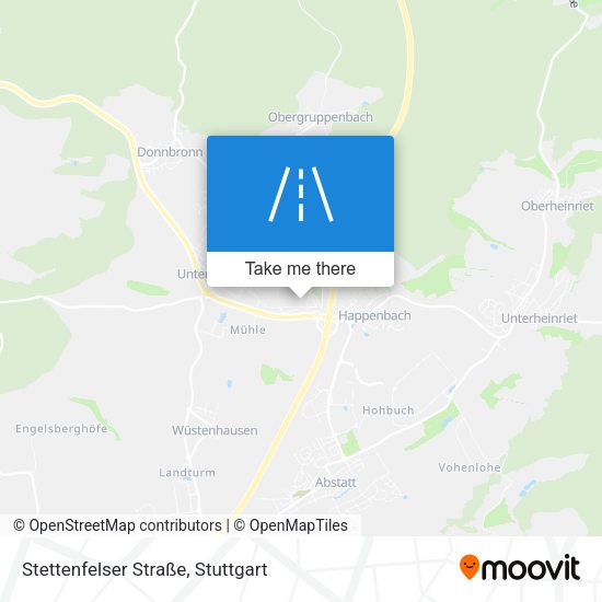 Stettenfelser Straße map