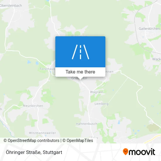 Карта Öhringer Straße
