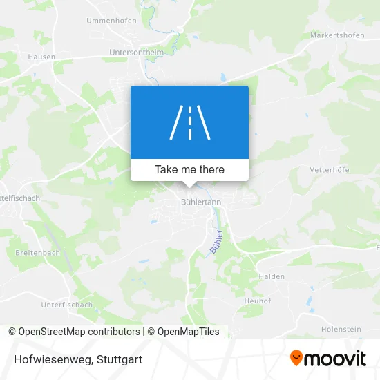 Карта Hofwiesenweg