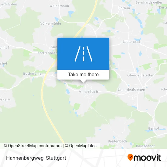 Карта Hahnenbergweg