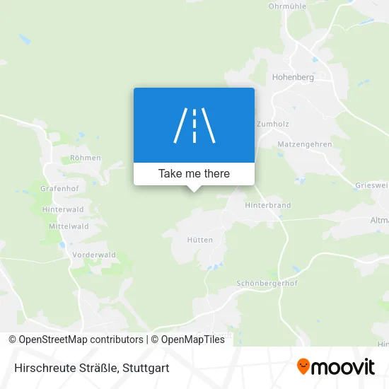 Карта Hirschreute Sträßle