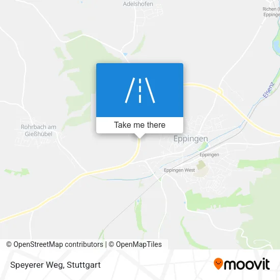 Карта Speyerer Weg
