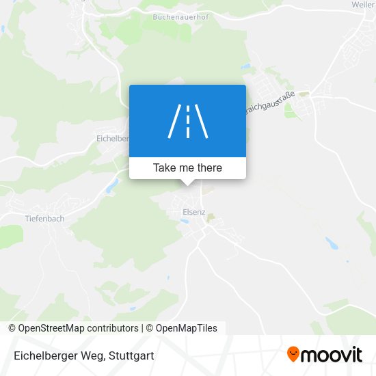 Eichelberger Weg map