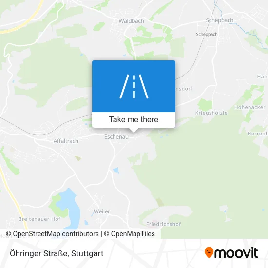 Карта Öhringer Straße