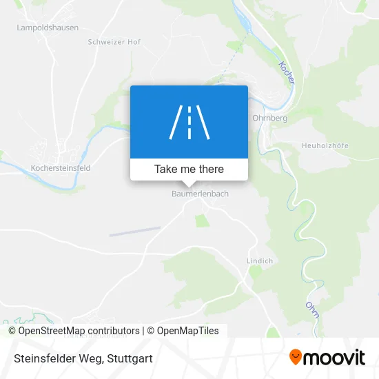 Карта Steinsfelder Weg