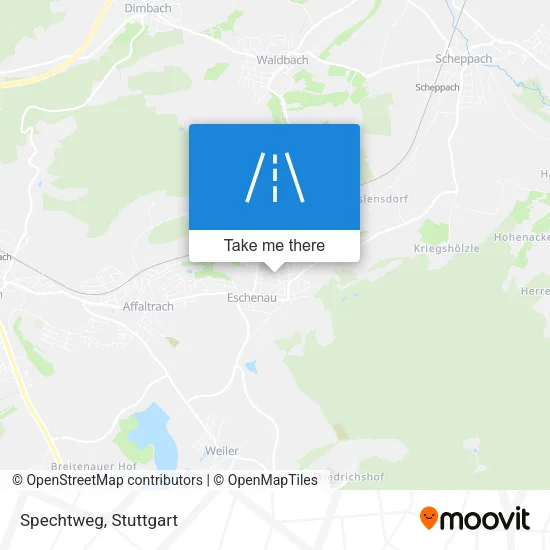 Карта Spechtweg