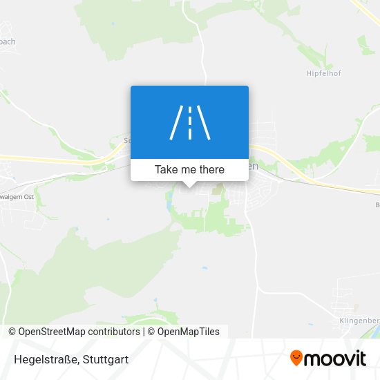 Hegelstraße map
