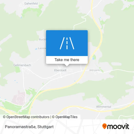 Карта Panoramastraße