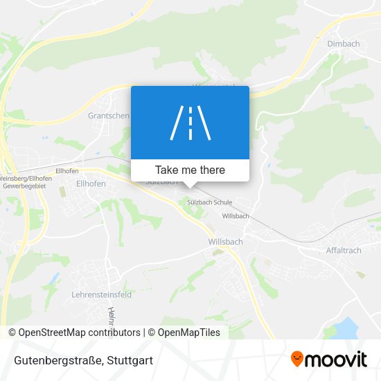 Gutenbergstraße map