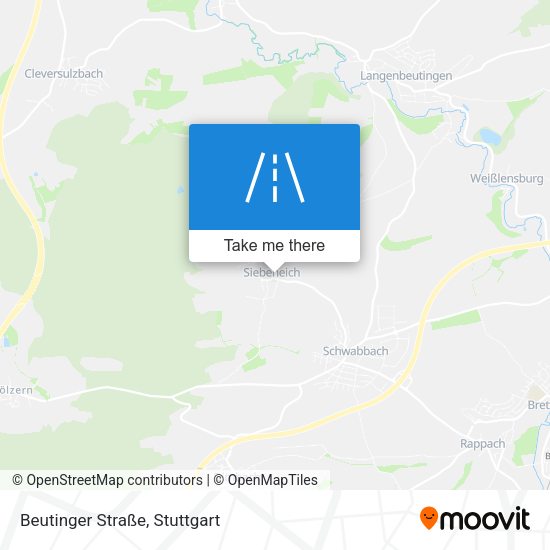 Beutinger Straße map