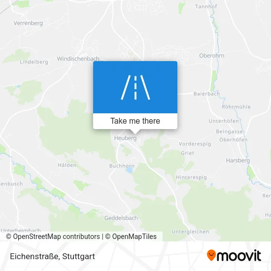 Карта Eichenstraße
