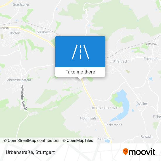 Urbanstraße map