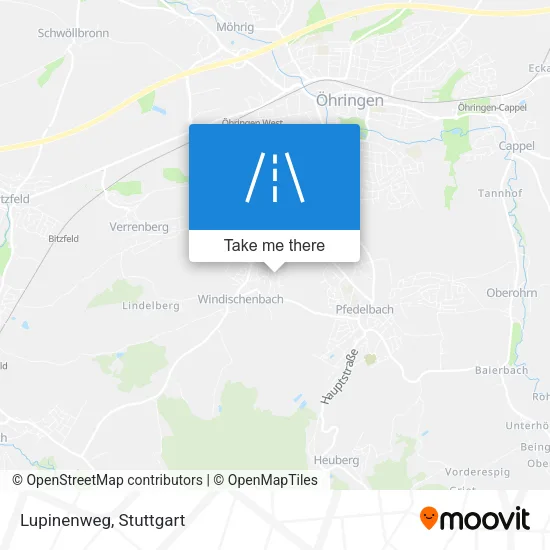 Lupinenweg map