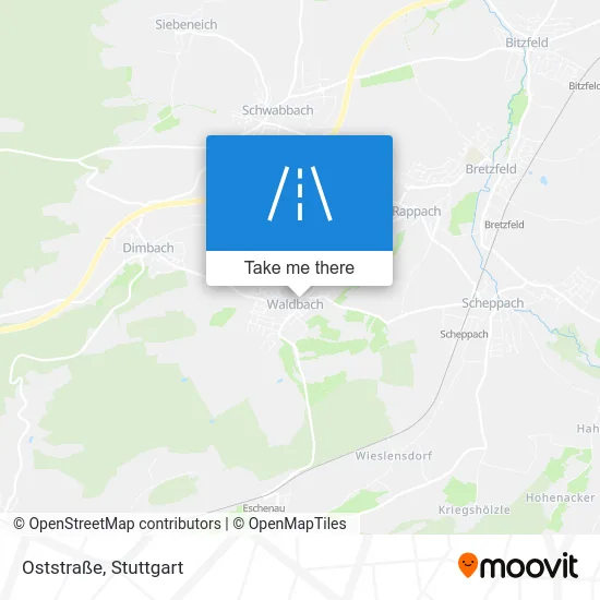 Карта Oststraße