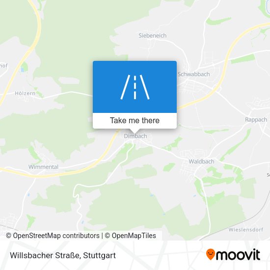 Willsbacher Straße map