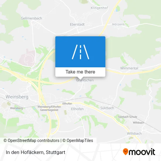 Карта In den Hofäckern
