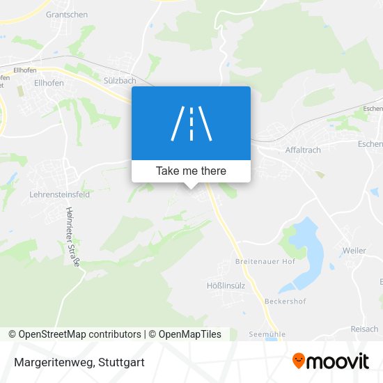 Карта Margeritenweg