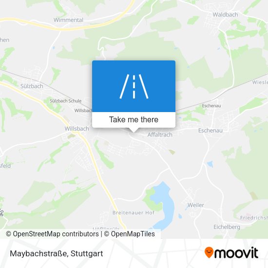 Карта Maybachstraße
