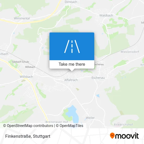 Карта Finkenstraße