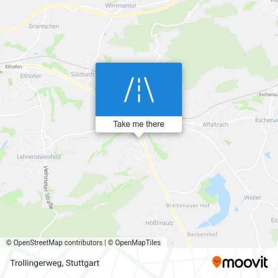 Карта Trollingerweg