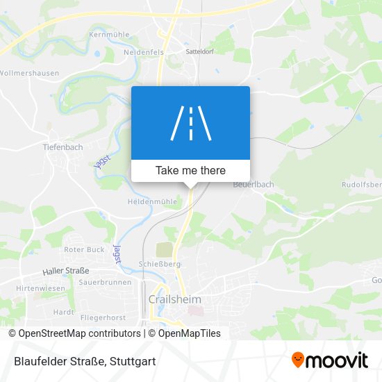 Blaufelder Straße map