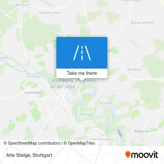 Карта Alte Steige