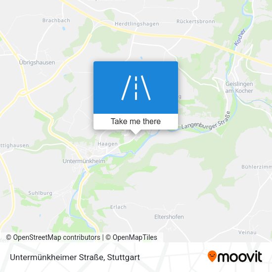 Untermünkheimer Straße map