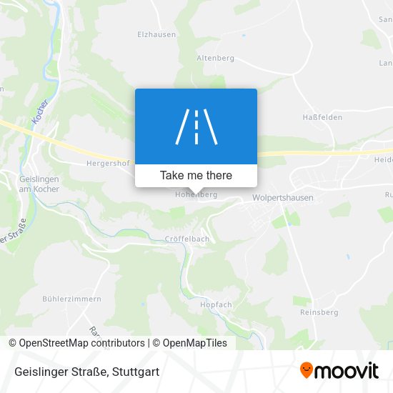 Geislinger Straße map