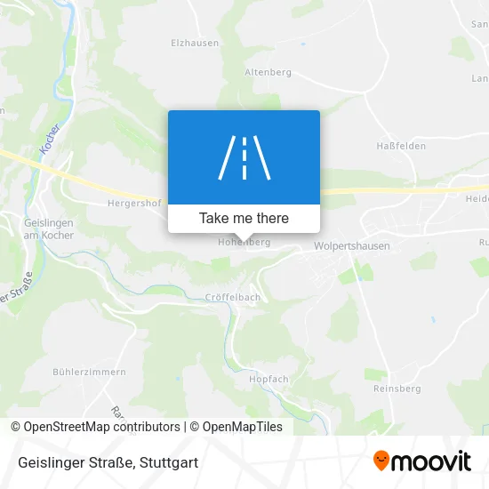Карта Geislinger Straße