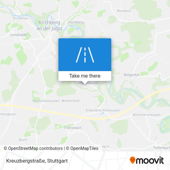 Kreuzbergstraße map