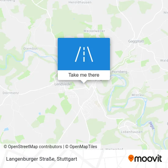 Карта Langenburger Straße