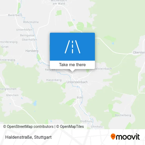 Haldenstraße map