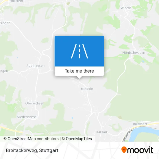 Карта Breitackerweg