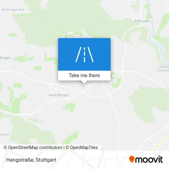 Hangstraße map