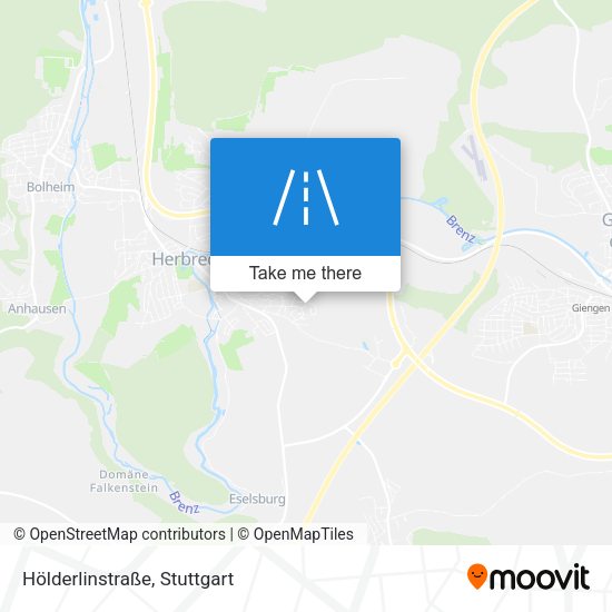 Hölderlinstraße map
