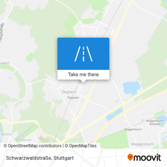 Schwarzwaldstraße map