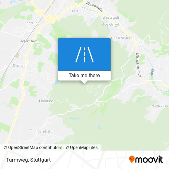 Карта Turmweg