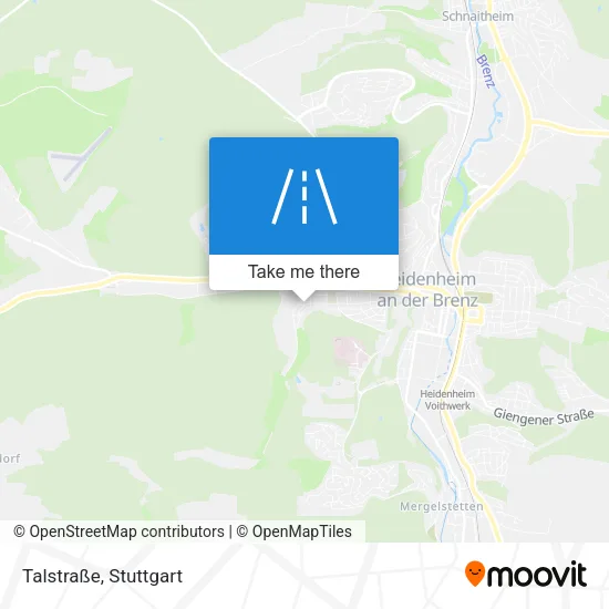Карта Talstraße