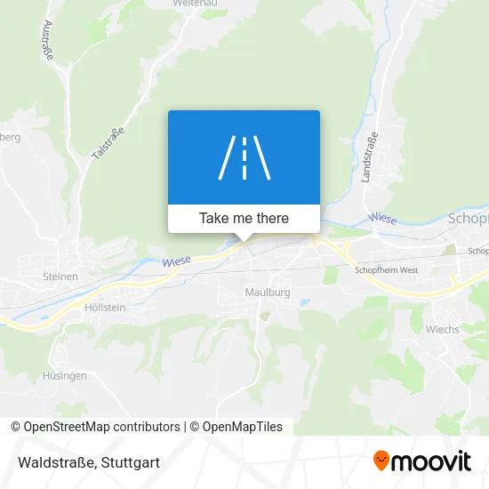 Карта Waldstraße