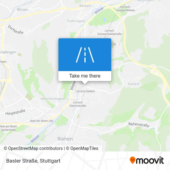 Карта Basler Straße