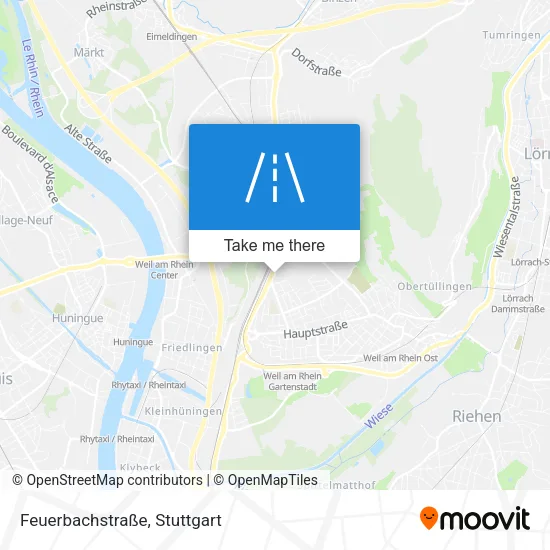 Карта Feuerbachstraße